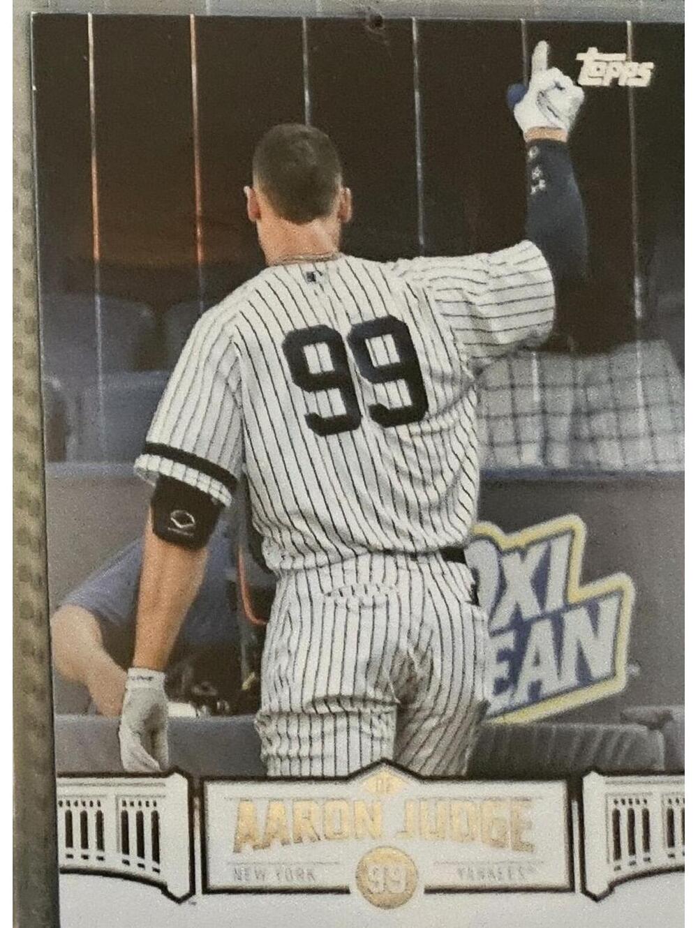 Aaron Judge [Blue variant] #AJ-21 (2018 Topps Aaron Judge Highlights) #50